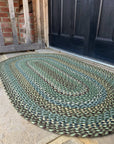 moss braided rug