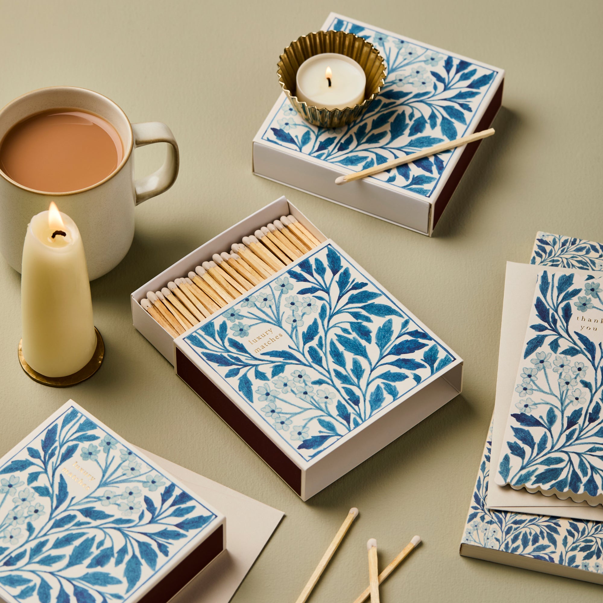 floral box of matches 