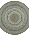 moss braided rug