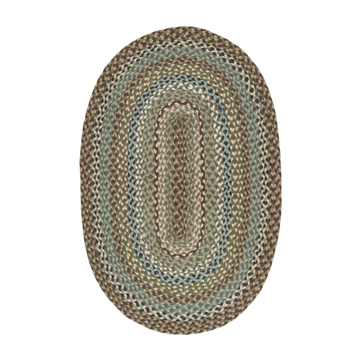 moss braided rug