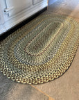 moss braided rug