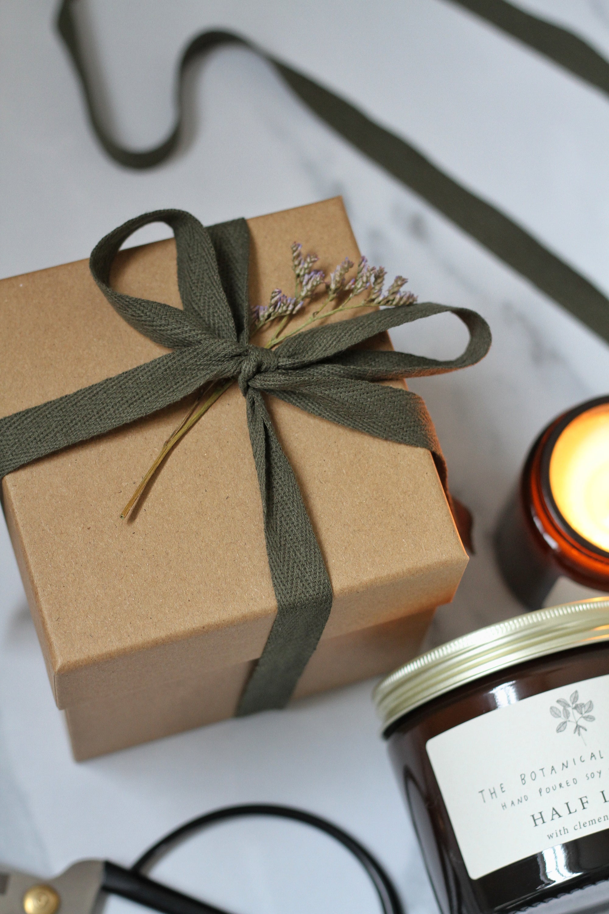 half light scented candle 