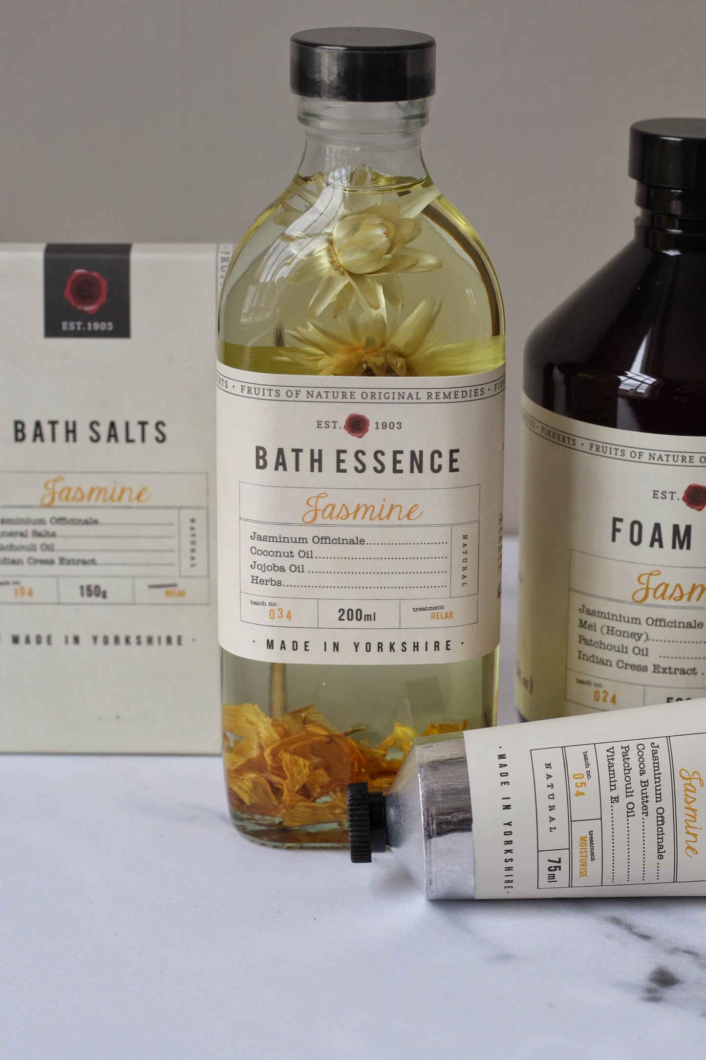 Jasmine scented bath essence