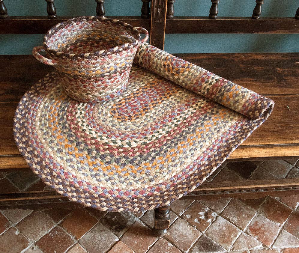 Misty Blue Oval &amp; Rectangle Jute Rugs