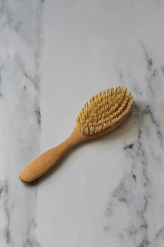 redecker handmade beechwood hair brush