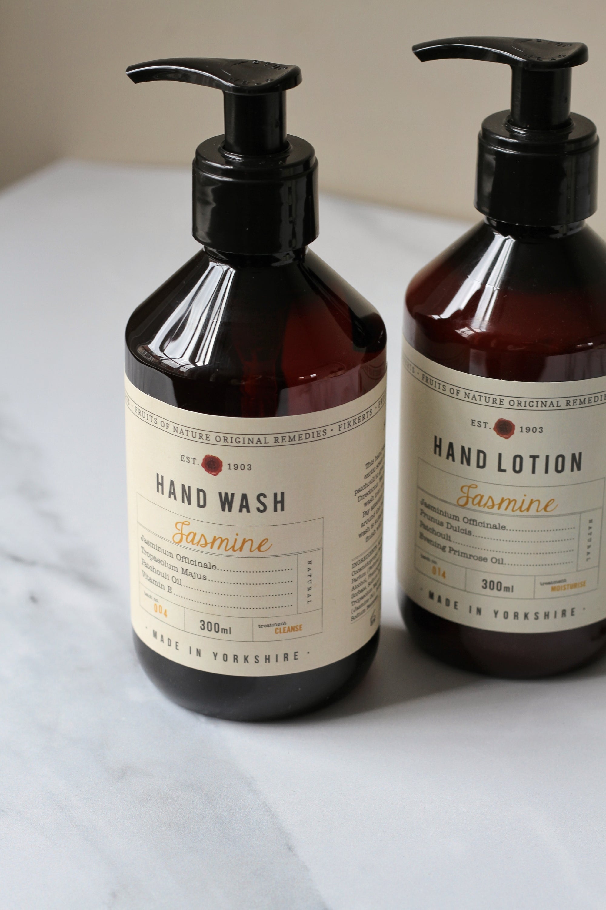 jasmine hand wash and hand lotion