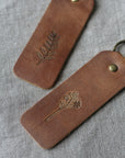leather key ring