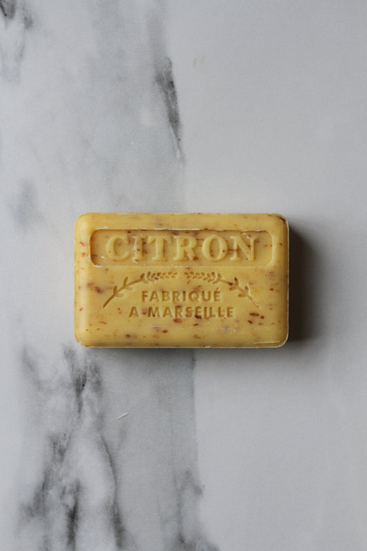 natural lemon scented french soap