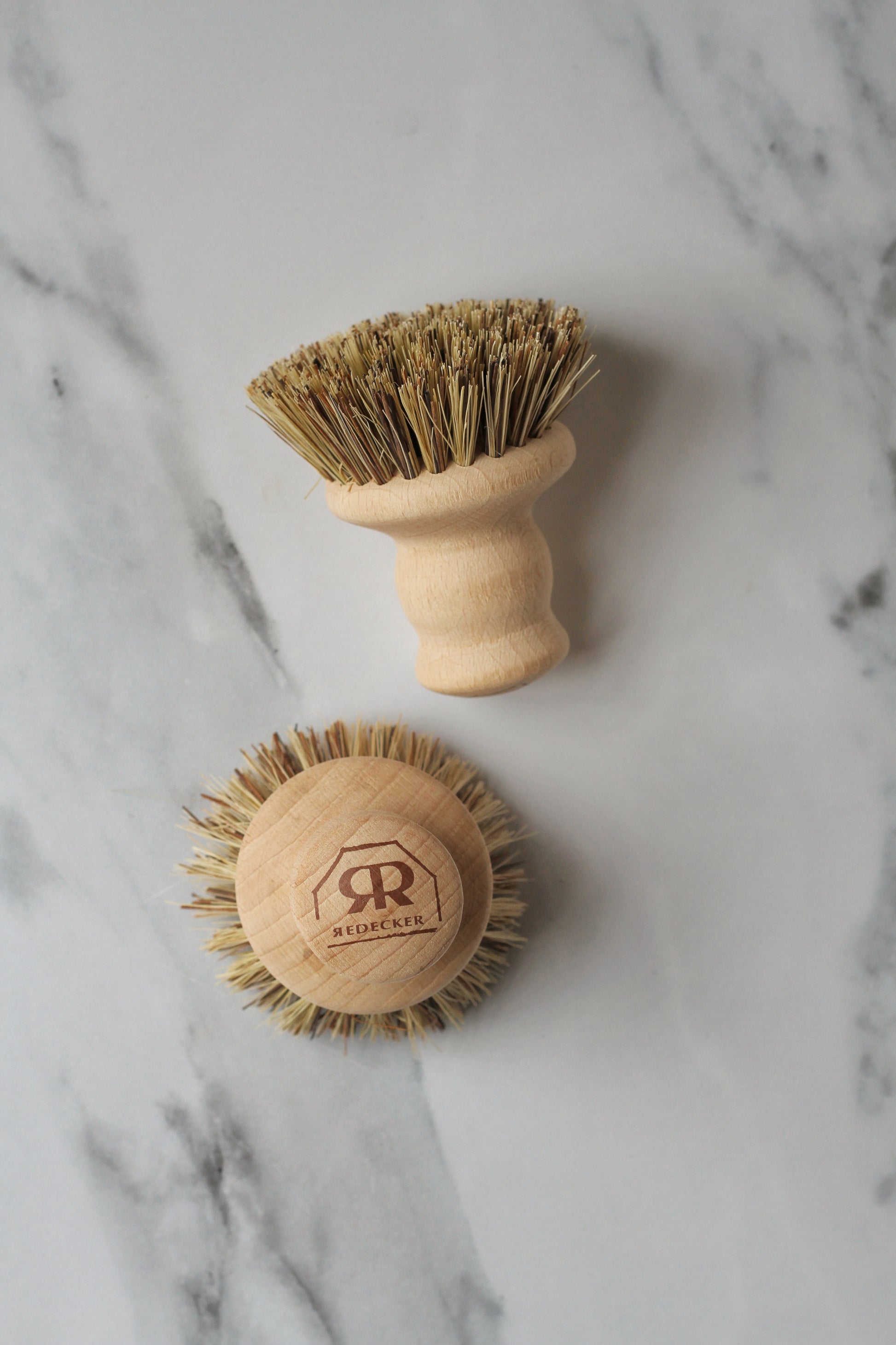 wooden pot brush for washing up pans and pots