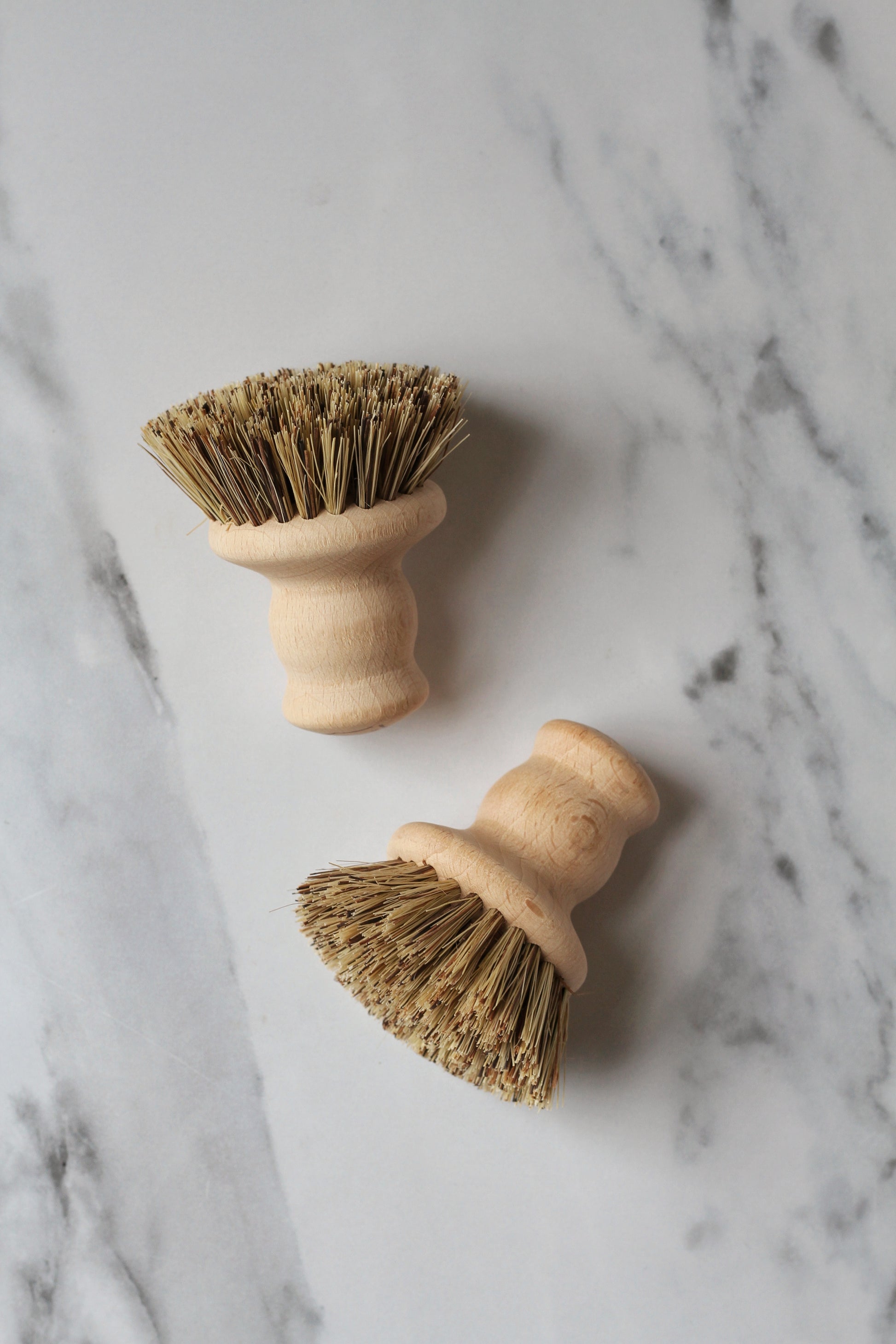 wooden pot brush for washing up pans and pots