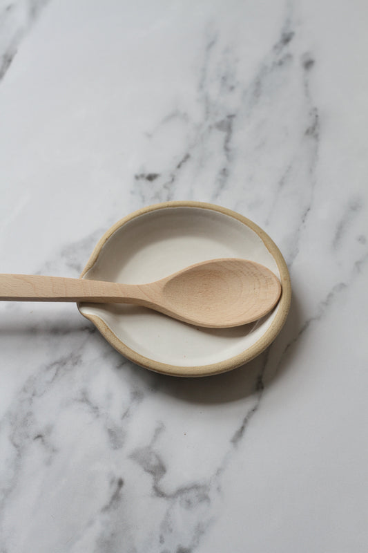 handmade ceramic spoon rest by York based potter philip magson