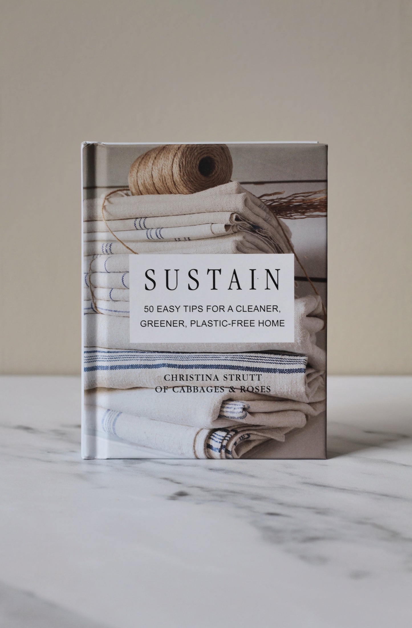 Sustain book with tips on how to live a greener life by Christina Strutt of Cabbages and Roses