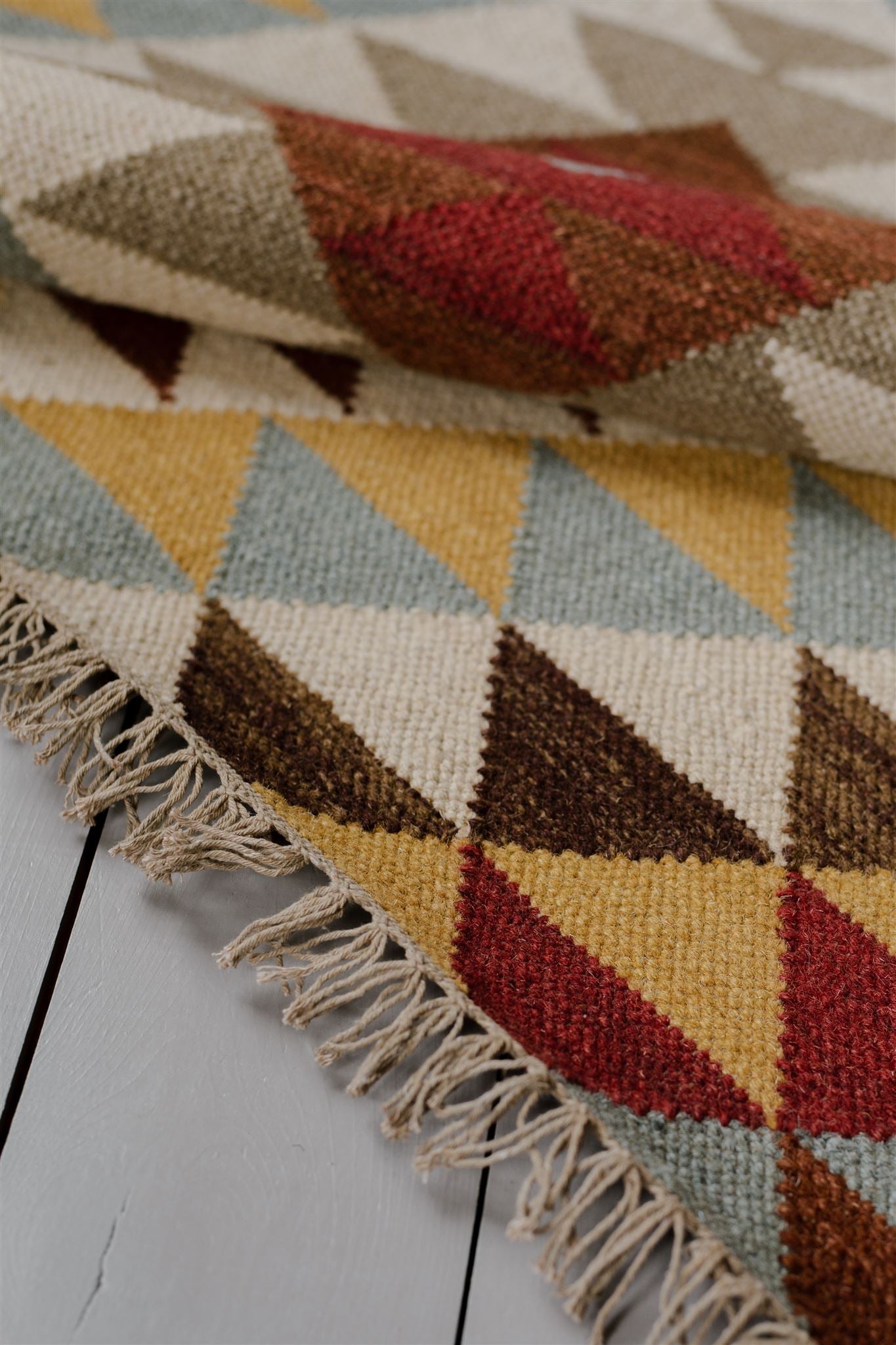 Hand made wool kilim rug 
