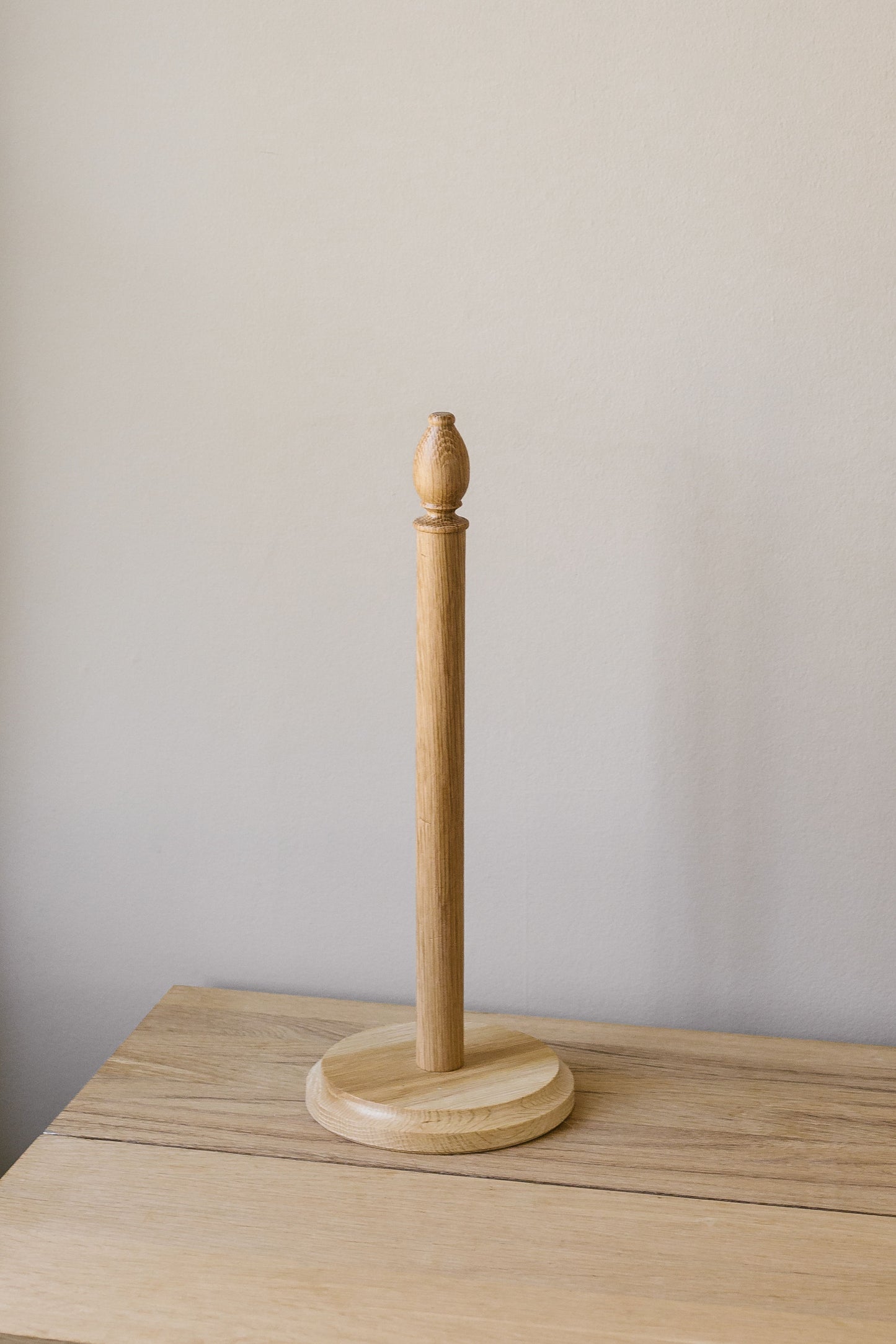 oiled oak kitchen holder