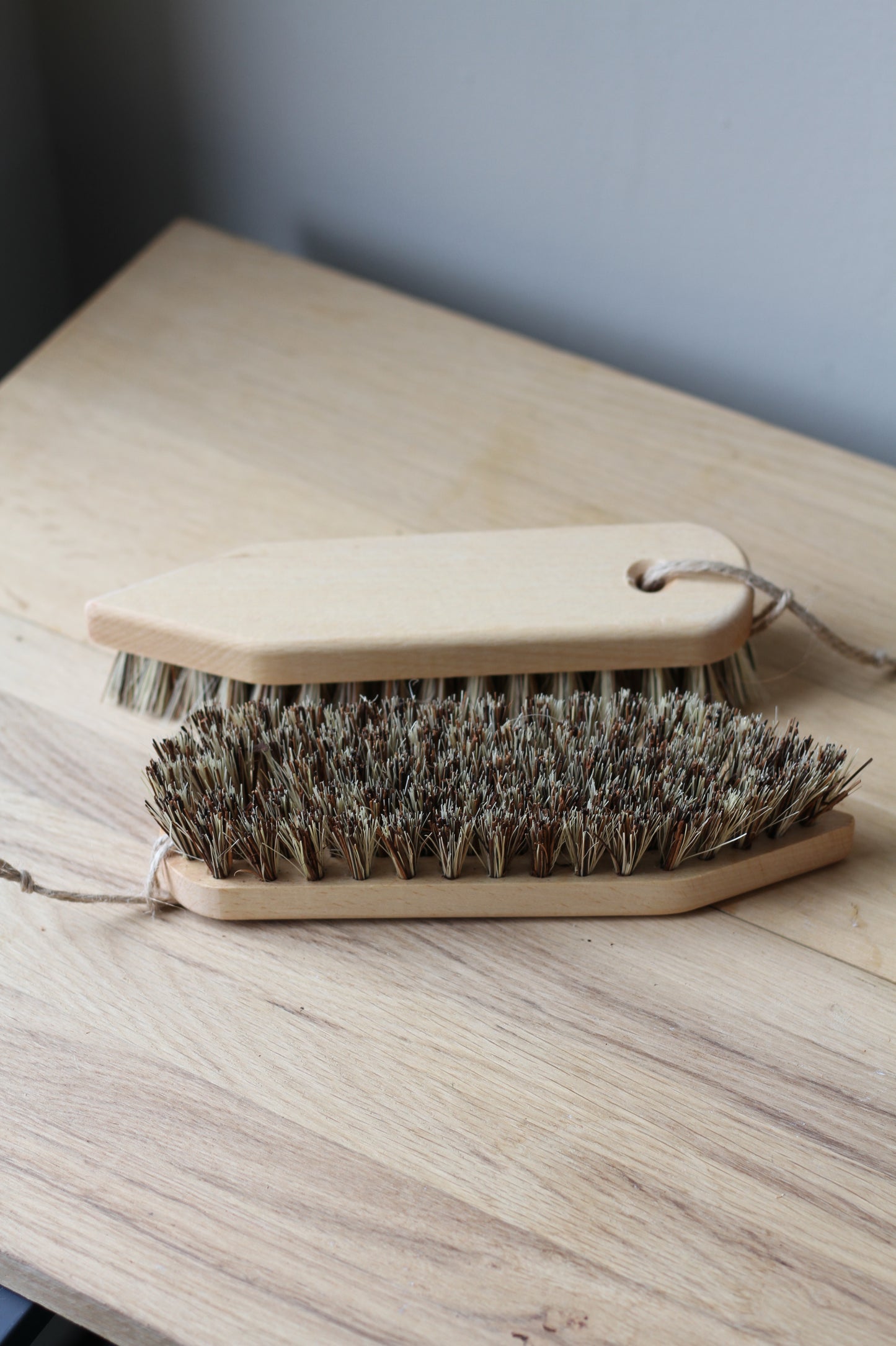 wooden scrubbing brush